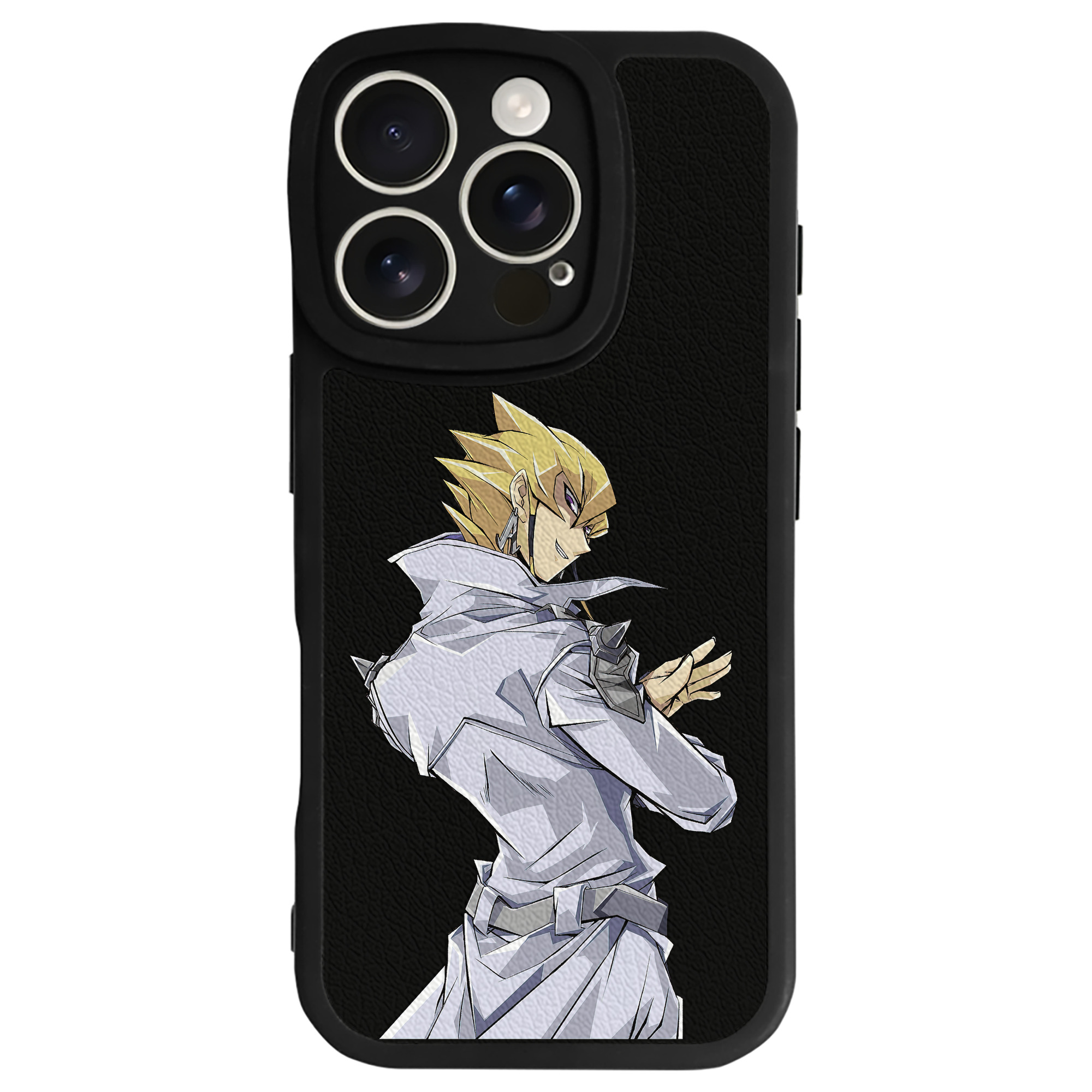 遊☆戯☆王 Yu-Gi-Oh! 【iPhone 16シリーズ対応】シリコンスマホケース（レザー調） 材質：シリコン